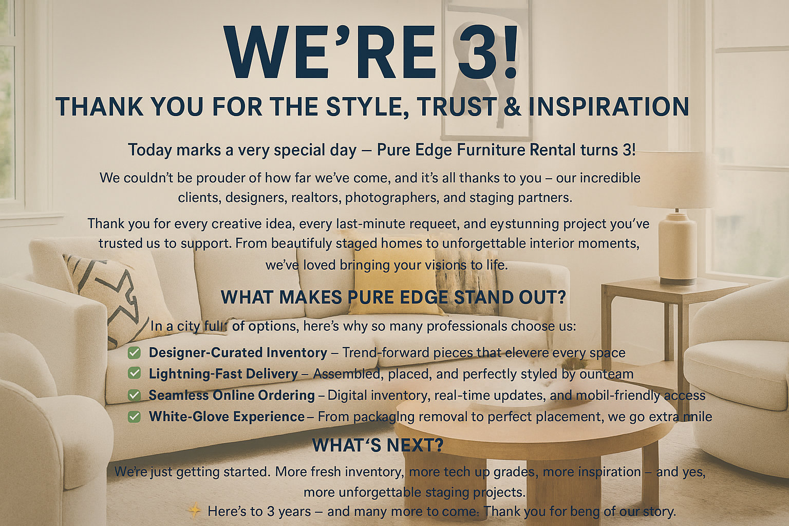 Pure Edge Turns 3: Style, Speed & Staging Excellence